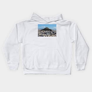 Lykabettos Hill from the Acropolis, Athens Kids Hoodie